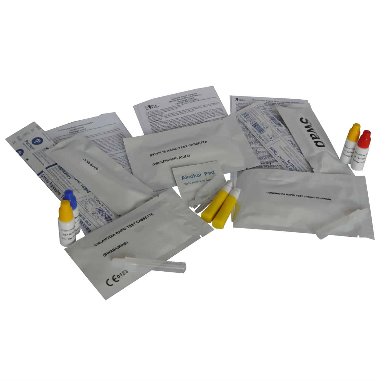 1 x GP/Home Chlamydia &  Gonorrhoea STI STD Tests Screening Kit Pack ...