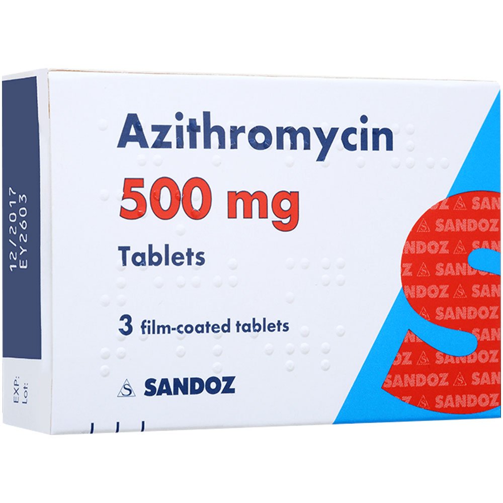 Azithromycin 500mg 3x3pack (9 tabs)