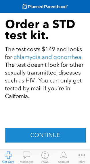 California introduces the Planned Parenthood STD app ...