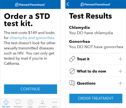 Planned Parenthood app enables private STD testing and ...