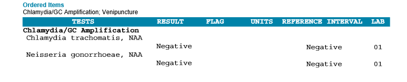 What Does Flag Mean On A Blood Test